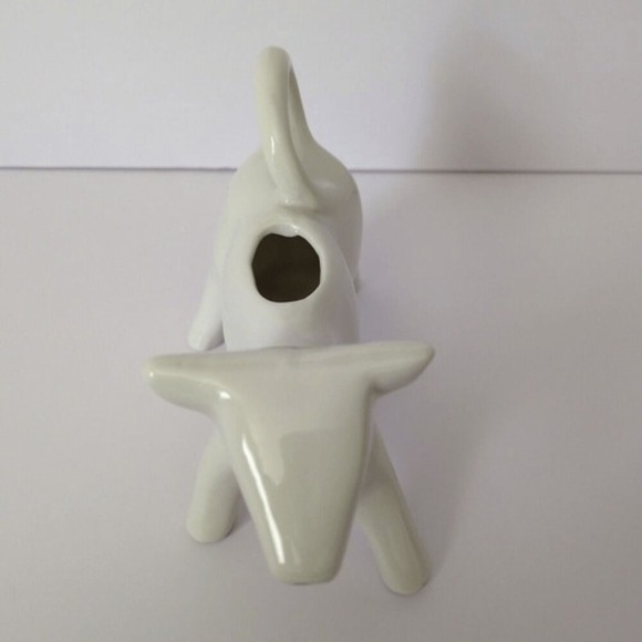 Porcelain Cow Creamer White‎ 4 oz Pitcher - Picture 5 of 5